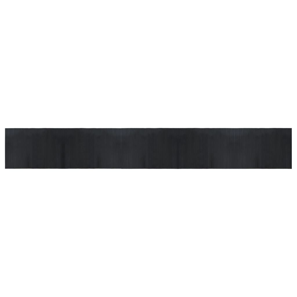 Tappeto Rettangolare Nero 70x500 cm in BambÃ¹