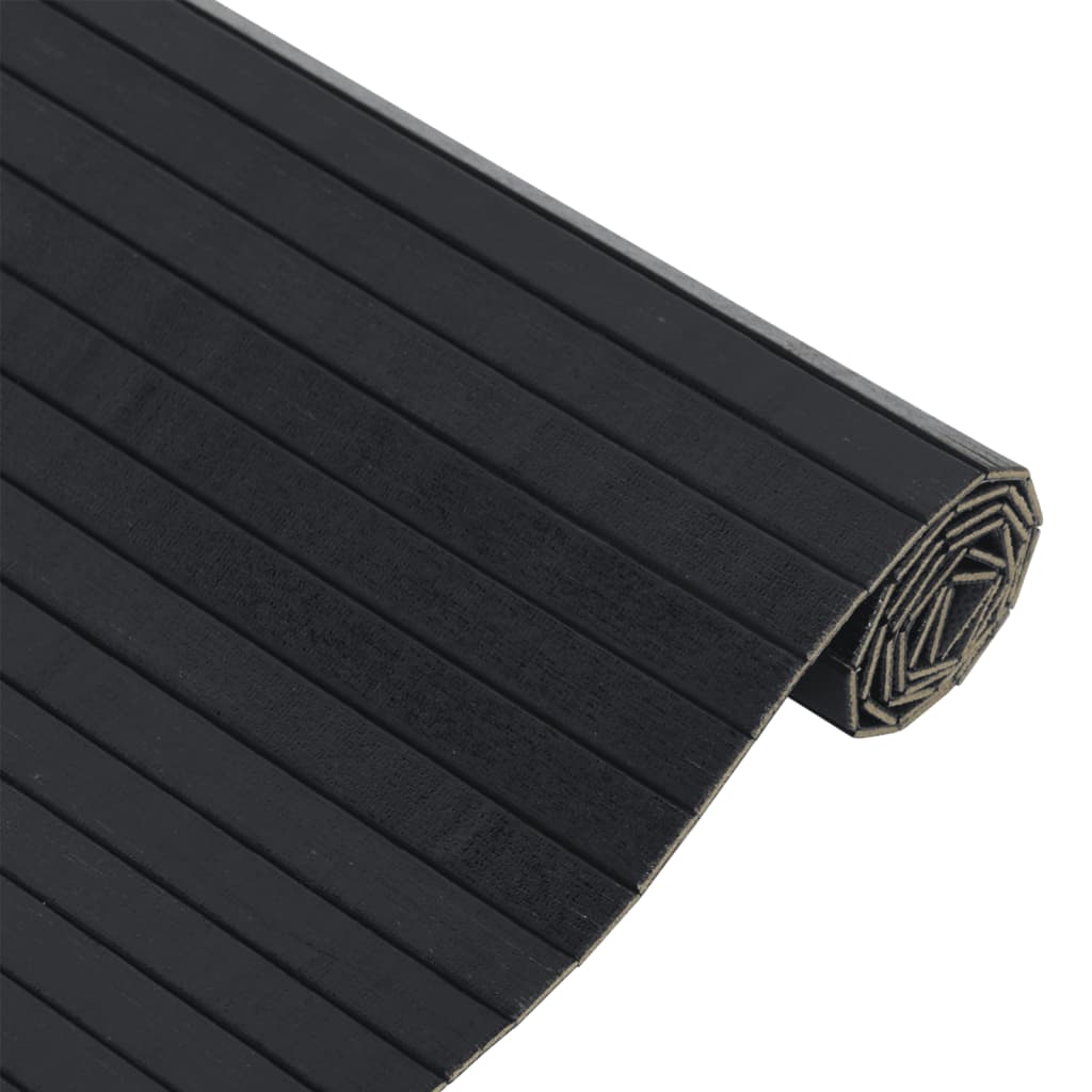Tappeto Rettangolare Nero 70x500 cm in BambÃ¹