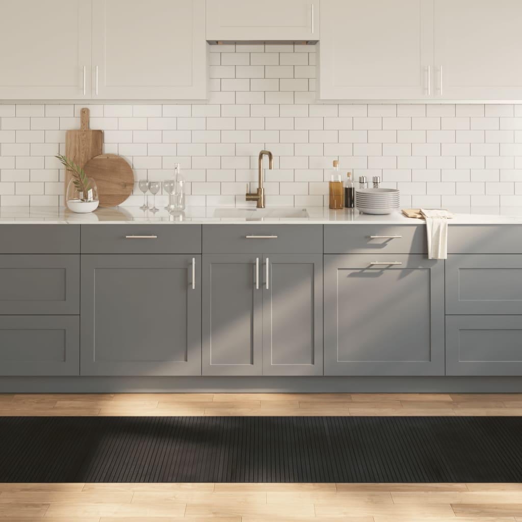 Tappeto Rettangolare Nero 70x500 cm in BambÃ¹