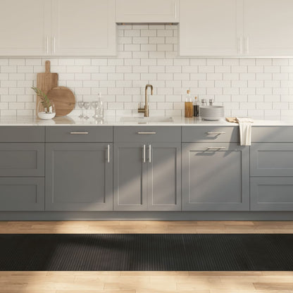 Tappeto Rettangolare Nero 70x500 cm in BambÃ¹
