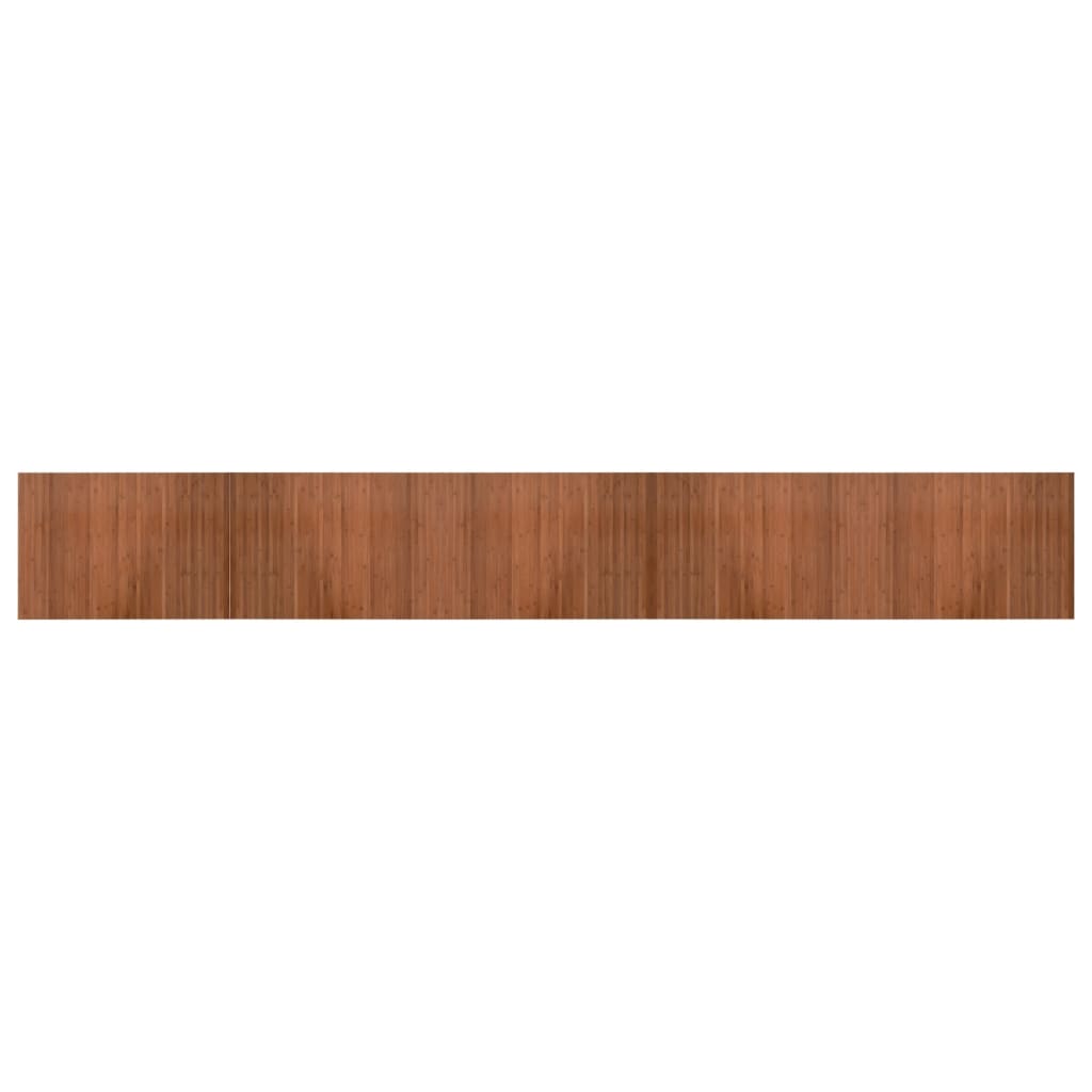 Tappeto Rettangolare Marrone 70x500 cm in BambÃ¹