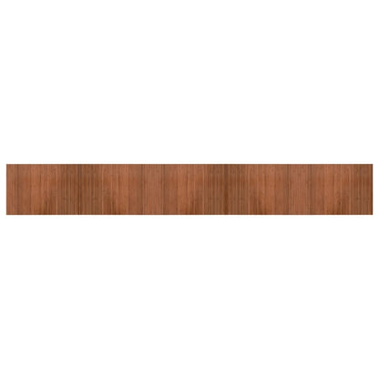 Tappeto Rettangolare Marrone 70x500 cm in BambÃ¹