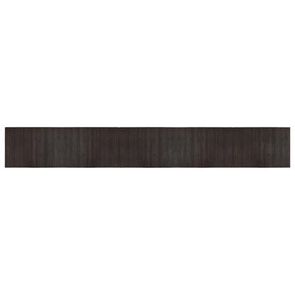 Tappeto Rettangolare Marrone Scuro 70x500 cm in BambÃ¹