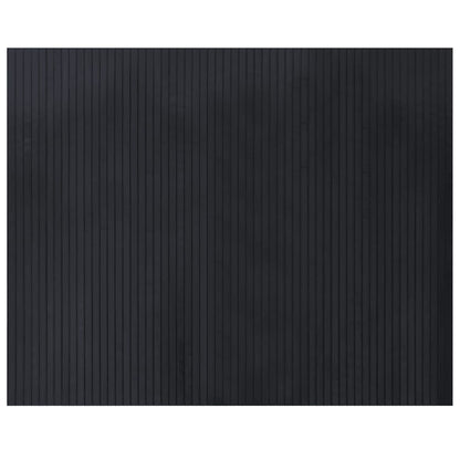 Tappeto Rettangolare Nero 80x100 cm in BambÃ¹