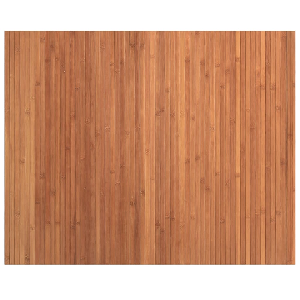 Tappeto Rettangolare Marrone 80x100 cm in BambÃ¹