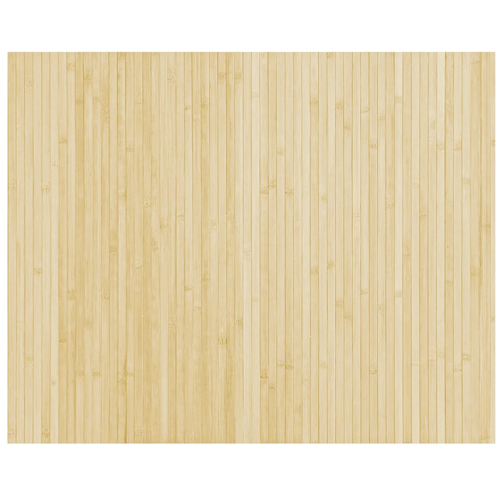 Tappeto Rettangolare Natura Chiaro 80x100 cm in BambÃ¹