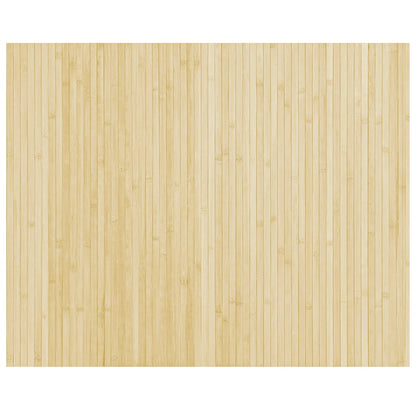 Tappeto Rettangolare Natura Chiaro 80x100 cm in BambÃ¹