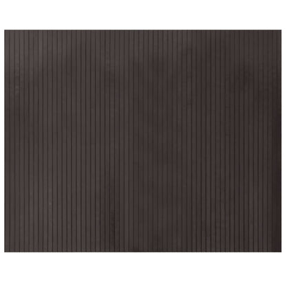 Tappeto Rettangolare Marrone Scuro 80x100 cm in BambÃ¹