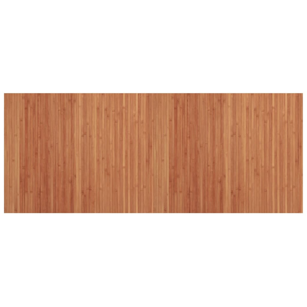 Tappeto Rettangolare Marrone 80x200 cm in BambÃƒÂ¹