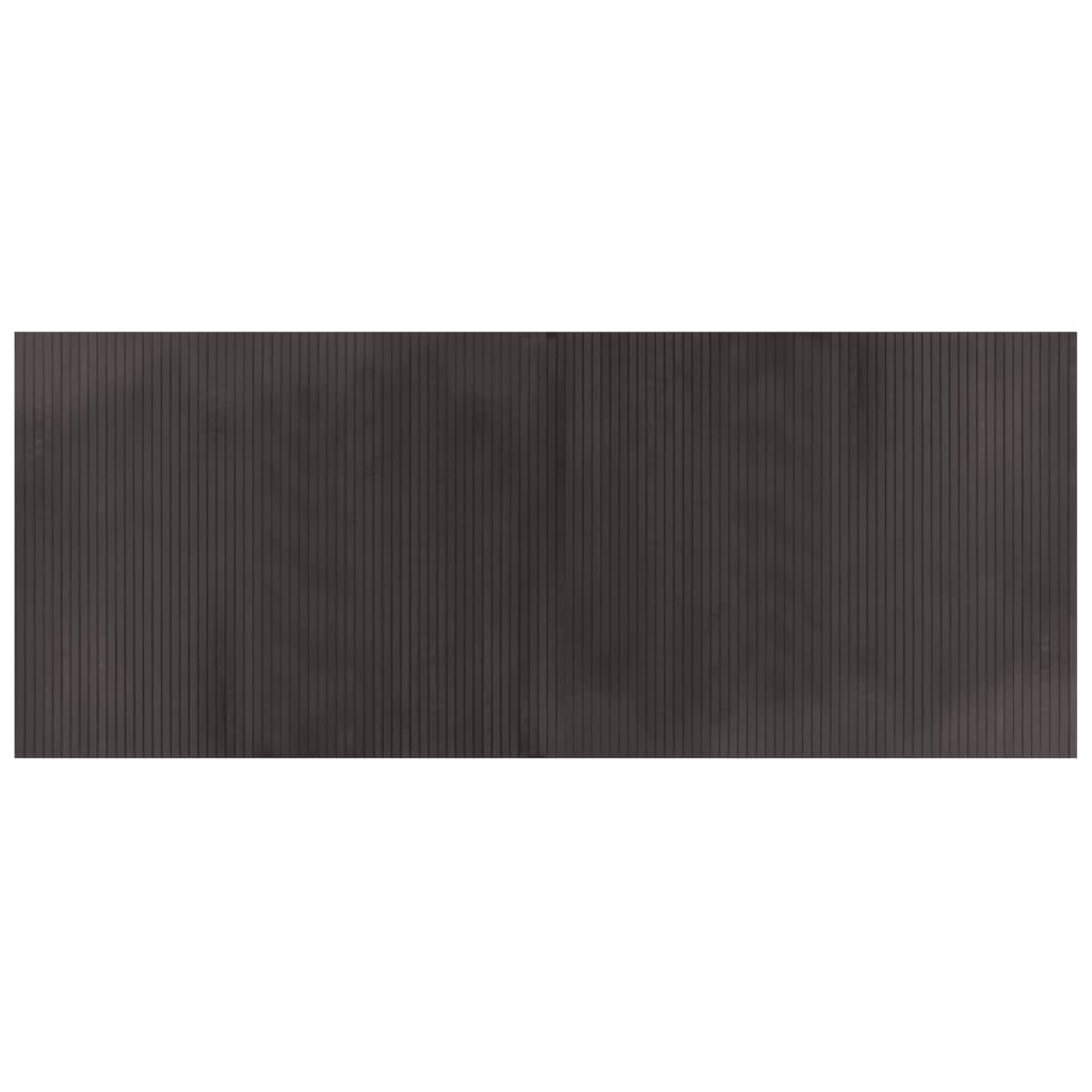 Tappeto Rettangolare Marrone Scuro 80x200 cm in BambÃ¹