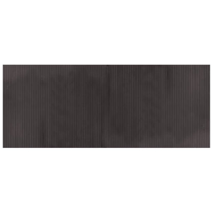Tappeto Rettangolare Marrone Scuro 80x200 cm in BambÃ¹