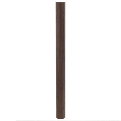 Tappeto Rettangolare Marrone Scuro 80x200 cm in BambÃ¹