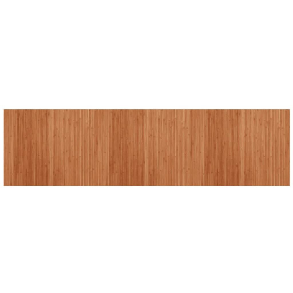 Tappeto Rettangolare Marrone 80x300 cm in BambÃ¹