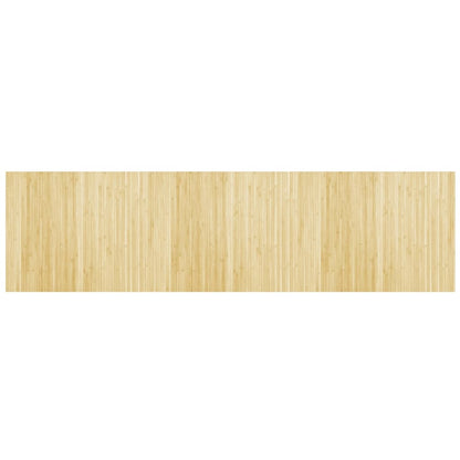 Tappeto Rettangolare Natura Chiaro 80x300 cm in BambÃ¹