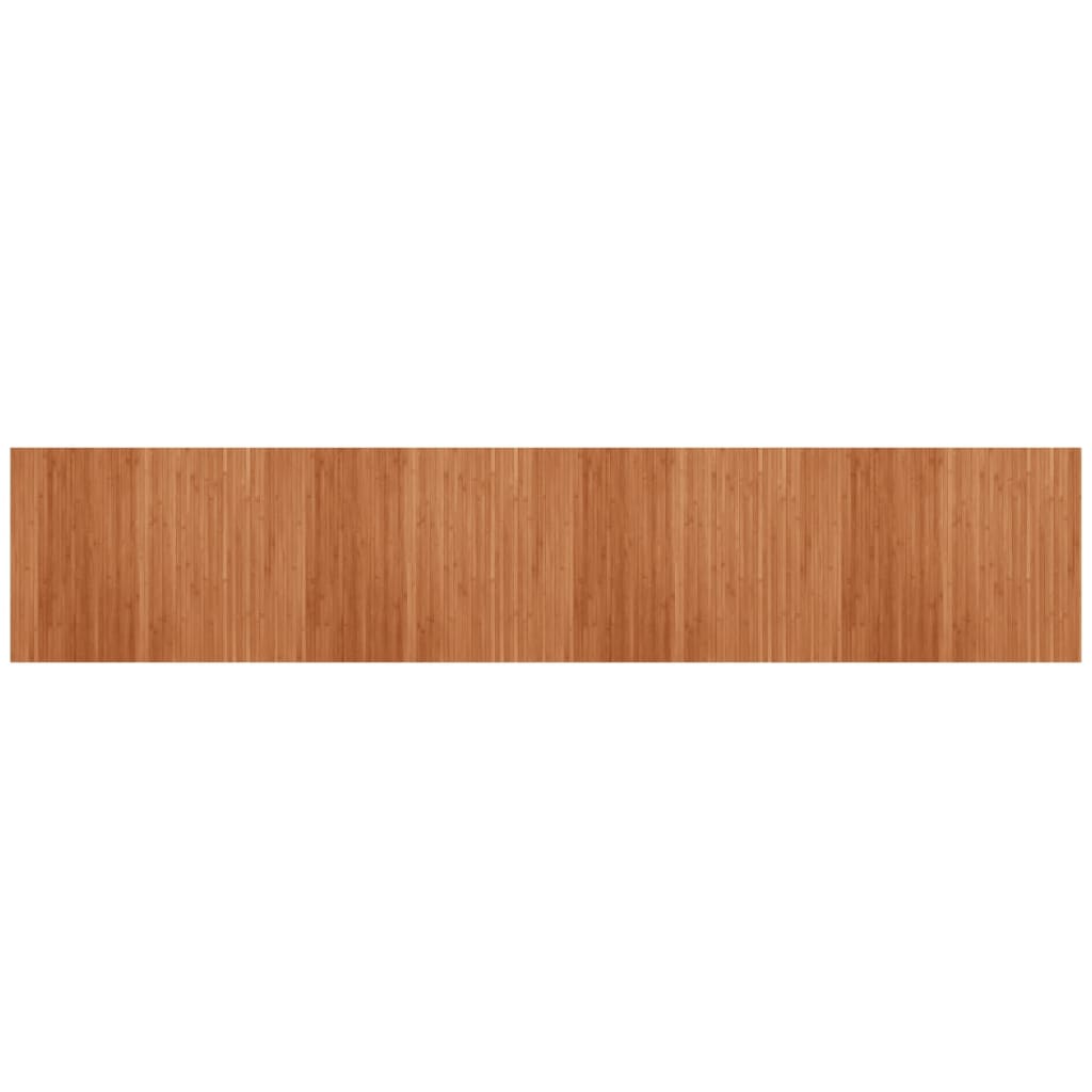 Tappeto Rettangolare Marrone 80x400 cm in BambÃ¹