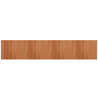 Tappeto Rettangolare Marrone 80x400 cm in BambÃ¹