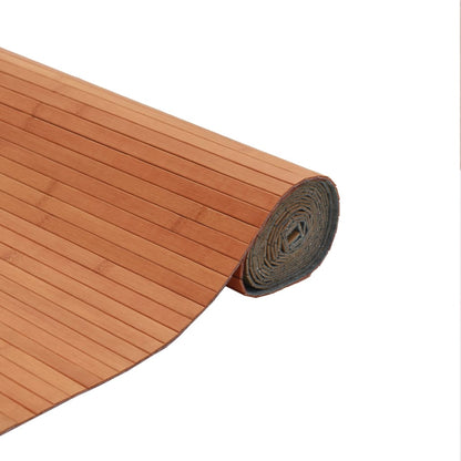 Tappeto Rettangolare Marrone 80x400 cm in BambÃ¹