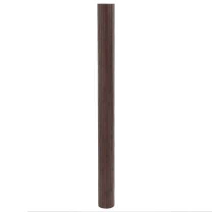 Tappeto Rettangolare Marrone Scuro 80x400 cm in BambÃ¹