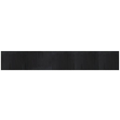 Tappeto Rettangolare Nero 80x500 cm in BambÃ¹