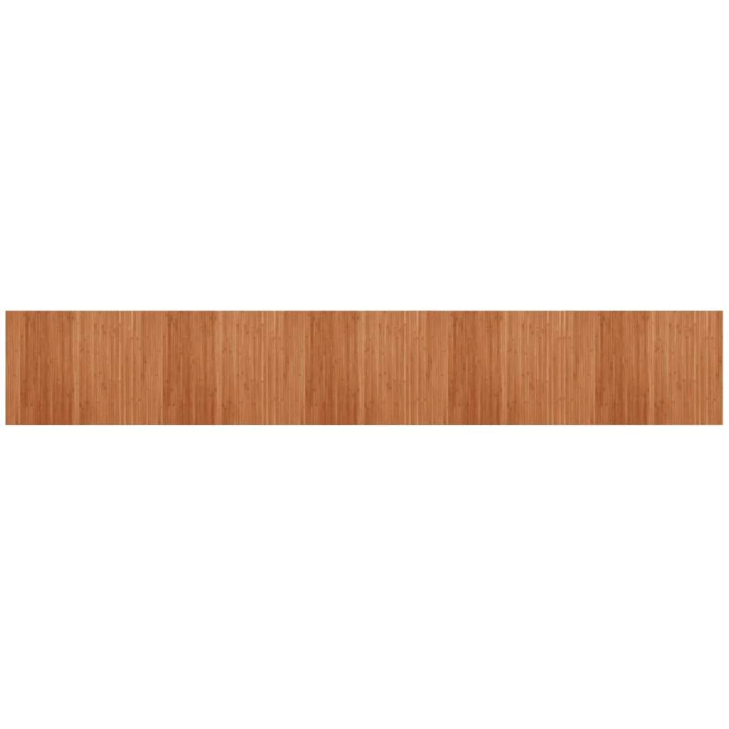 Tappeto Rettangolare Marrone 80x500 cm in BambÃ¹