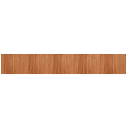 Tappeto Rettangolare Marrone 80x500 cm in BambÃ¹