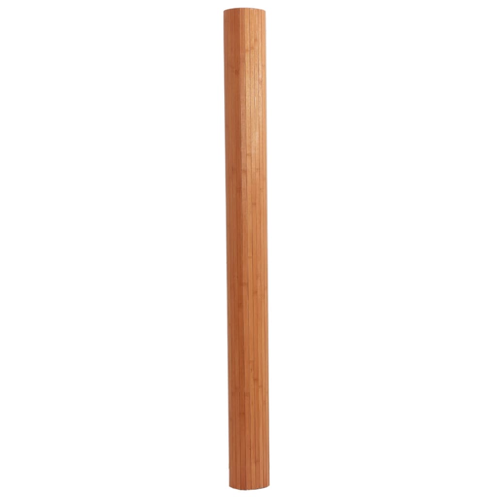 Tappeto Rettangolare Marrone 80x500 cm in BambÃ¹