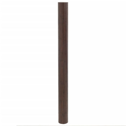 Tappeto Rettangolare Marrone Scuro 80x500 cm in BambÃ¹