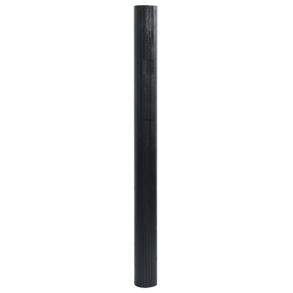Tappeto Rettangolare Nero 100x100 cm in BambÃ¹