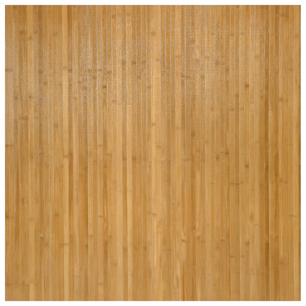 Tappeto Rettangolare Naturale 100x100 cm in BambÃƒÂ¹