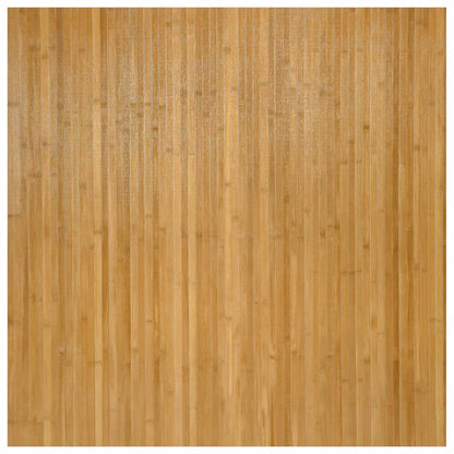 Tappeto Rettangolare Naturale 100x100 cm in BambÃƒÂ¹