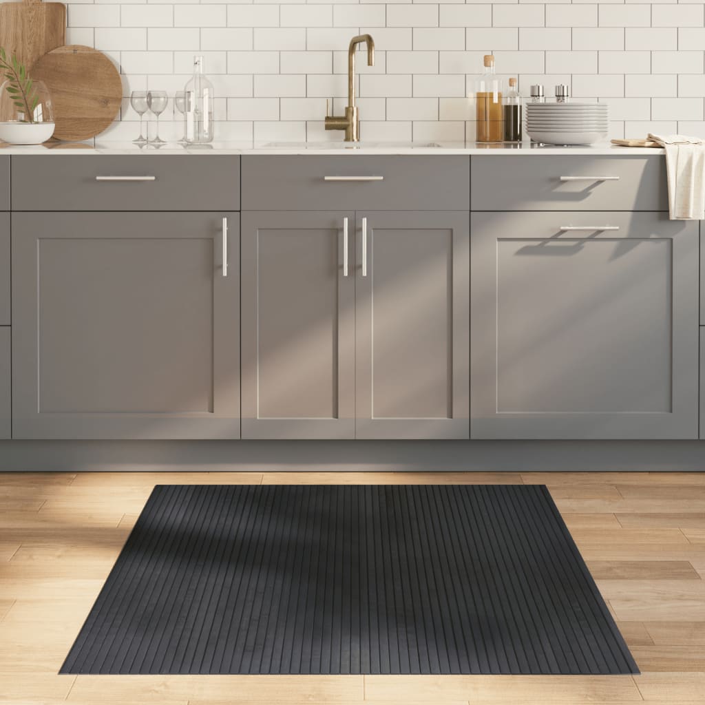Tappeto Rettangolare Grigio 100x100 cm in BambÃ¹