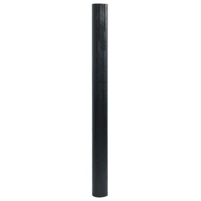 Tappeto Rettangolare Nero 100x200 cm in BambÃ¹