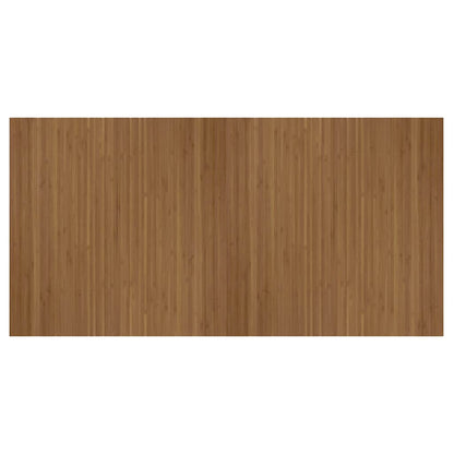 Tappeto Rettangolare Marrone 100x200 cm in BambÃ¹