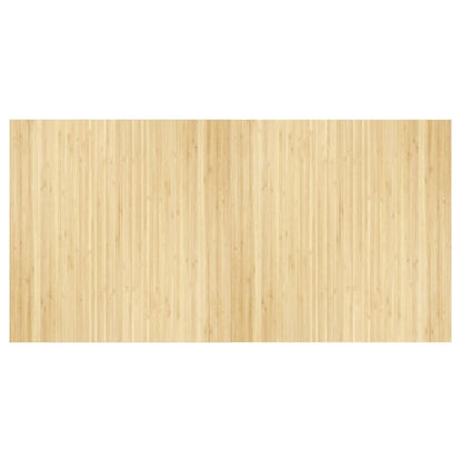 Tappeto Rettangolare Naturale Chiaro 100x200 cm in BambÃ¹