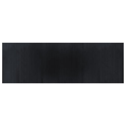 Tappeto Rettangolare Nero 100x300 cm in BambÃ¹