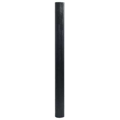 Tappeto Rettangolare Nero 100x300 cm in BambÃ¹
