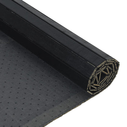 Tappeto Rettangolare Nero 100x300 cm in BambÃ¹