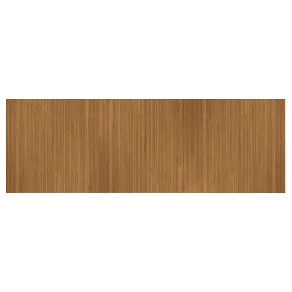 Tappeto Rettangolare Marrone 100x300 cm in BambÃ¹
