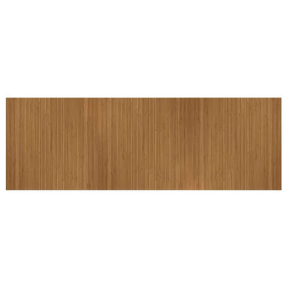 Tappeto Rettangolare Marrone 100x300 cm in BambÃ¹