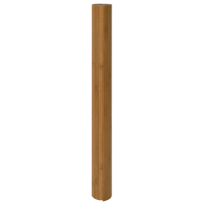 Tappeto Rettangolare Marrone 100x300 cm in BambÃ¹