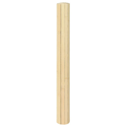 Tappeto Rettangolare Naturale Chiaro 100x300 cm in BambÃ¹