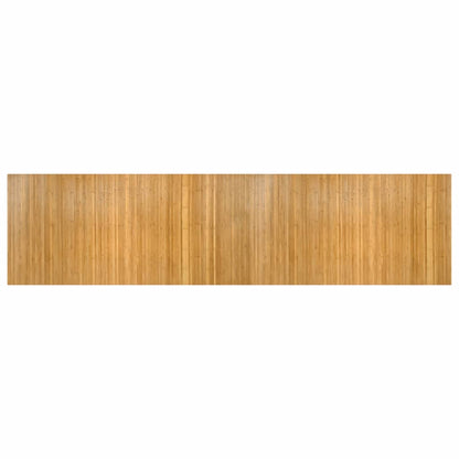 Tappeto Rettangolare Naturale 100x400 cm in BambÃ¹