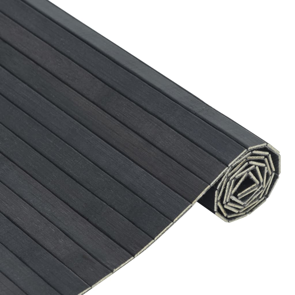 Tappeto Rettangolare Grigio 100x400 cm in BambÃ¹