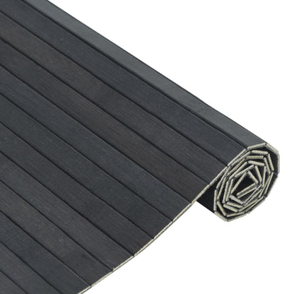 Tappeto Rettangolare Grigio 100x500 cm in BambÃ¹