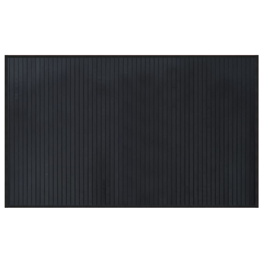 Tappeto Rettangolare Nero 60x100 cm in BambÃ¹