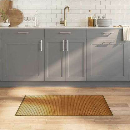 Tappeto Rettangolare Marrone 60x100 cm in BambÃ¹