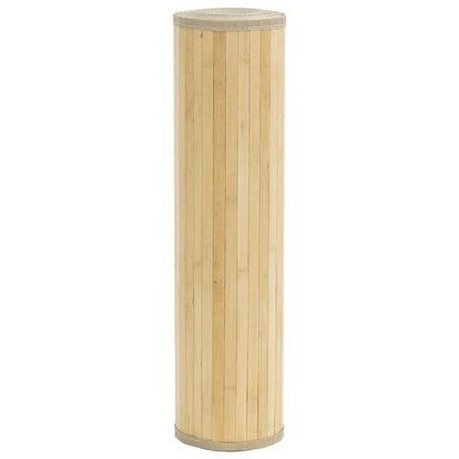 Tappeto Rettangolare Naturale Chiaro 60x100 cm in BambÃ¹