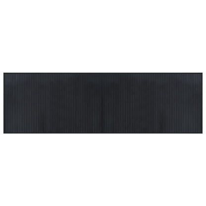 Tappeto Rettangolare Nero 60x200 cm in BambÃ¹