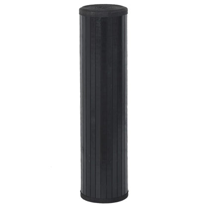 Tappeto Rettangolare Nero 60x200 cm in BambÃ¹