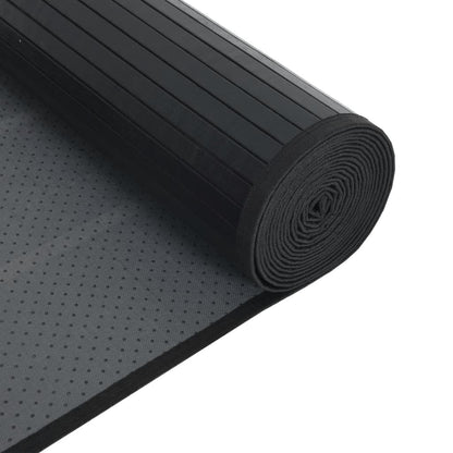 Tappeto Rettangolare Nero 60x200 cm in BambÃ¹